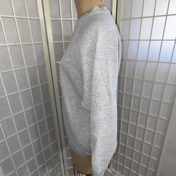 Vintage Fruit of The Loom Beary Relaxing Cottagecore 90s Y2K Granny Sweatshirt L - Picture 2 of 15